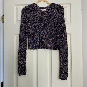 BCBGeneration cropped woven sweater XS